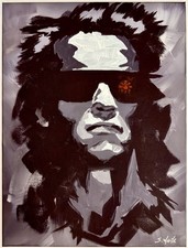 T2 Terminator - 12x16 Original Art / Painting by Stephen White COA - NOT a Print picture