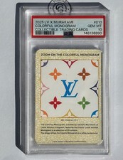 psa 10 | 2025 louis vuitton X murakami colorful monogram trading cards #010 π picture