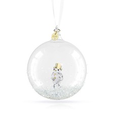 Swarovski Crystal Annual Edition Ball Ornament 2026, White, 5732528 picture