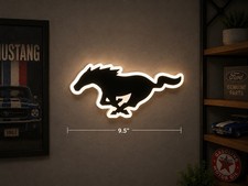 Ford Mustard Light Box Mustang Logo picture