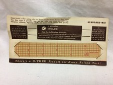 2 Vintage C-Thru Ruler Company Hartford Conn. USA Engineers Printers Engravers picture