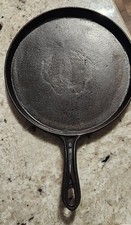 Antique 1800s Cast Iron Griddle 10
