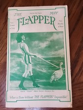 RARE 1922 The Flapper Magazine Vol 1 No 1 May Premier Issue Green Ink Goose... picture