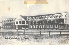 Mount Morris IL Brethren Home Winter View Divided Back Postcard c. 1910 Unused picture