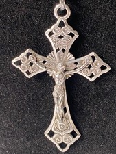Vintage Sterling Silver Rosary - Italy picture