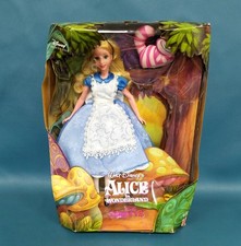 Vintage 1999 Mattel Disney Collector Doll Alice In Wonderland w/Cheshire Cat picture