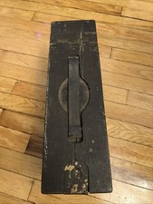ww1 wooden ammo box Work War 1 Brass Lock Dovetail 🔥 picture