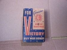 Vintage WW2 Buy War Bonds for Victory Motor Bearings Box - Empty picture