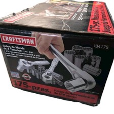 NOS Sears Craftsman 175 pieces Mechanics Tool Set Complete 34175 USA picture