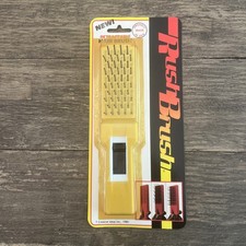NEW Vtg 1985 RUSH BRUSH Hair Retractable Bristle Nostalgia WHITE Movie Prop 80s picture