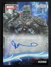 Topps 2025 Marvel Studios Chrome Thor: Ragnarok Korg Taika Waititi Auto /10 picture