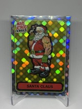 2026 Topps Mars Attacks Xmas Santa Claus B-51 Dotz parallel 17/50 SP picture