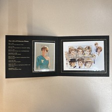 1997 Princess Diana In Memoriam Stamp Collection Central African Republic Folder picture