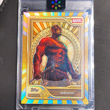 topps 2026 topps mint marvel daredevil #76 gold parallel serial #03/50 picture
