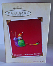HALLMARK Keepsake Ornament - CHRISTMAS GROWTH CHART - 2002 - BRAND NEW picture