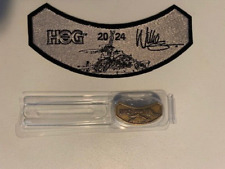 2024 HARLEY DAVIDSON- NEW- HOG PATCH AND PIN SET WILLIE G picture