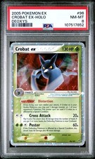 2005 POKEMON EX DEOXYS #96 CROBAT EX-HOLO DEOXYS PSA 8 picture