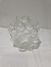Rare 60’s Helena Tynell Glass Bubble Glass Lamp Shade Round Clear Art picture