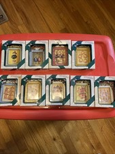 Vintage 1998 Anne Geddes 12 Days Of Christmas Ornament Set Of 9 Pc New picture