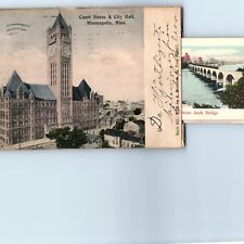 1910s Minneapolis MN Court House Novelty Postcard Photo Pack Printed Matter A162 picture