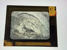 Antique Magic Lantern Slide Syncline in Stratified Rock near Upton, PA picture
