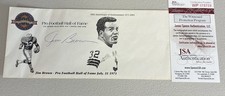 Jim Brown Autorgaphed Envelope JSA Certified HOF Browns picture