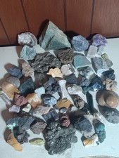 Nice 15 Lb Lot Of Minerals Crystals Fossils picture