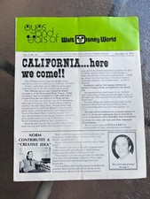 1972 Vintage Rare Disney original Document Eyes and Ears Publication. VOL. 2 #39 picture