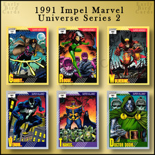 1991 Impel Marvel Universe Series 2 (1-162) / Pick Your Cards / Buy4+ Save40% picture