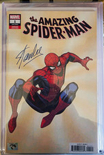 Marvel Amazing Spider-Man #1 Variant Signed by Stan Lee Solvent DNA picture