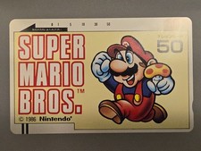 Super Mario Bros Nintendo Famicom Card #50 Mario Luigi Vintage Japan picture