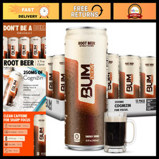 Sugar Free Energy Drink with Nootropics - Root Beer Flavor, 12 Pack (12 Fl Oz) picture