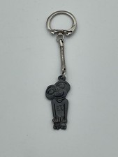 Vintage Style E.T. Extra Terrestrial Pewter Keychain Alien Movie Collectible picture