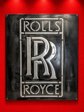 Rolls Royce  Garage Sign 20x24” Hand Cast Aluminum Relief Metal Wall Art picture