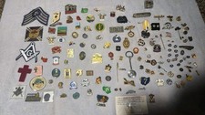 Vtg To Now Lapel Pins Freemason Masonic Fraternity Organization Lot 100+ Items picture