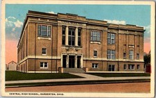Vintage Postcard 1916 Central High school, Barberton, Ohio (OH) picture