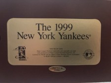 The Danbury Mint 1999 Yankees Lineup Collectible statue picture