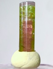 Very Rare Purple Cap Orange Watermelon Tourmaline Crystal Raw Natural Specimen picture
