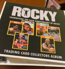 2016 Topps Rocky 40th Anniversary Complete Set NRMT customized binder 330 cards picture