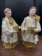 Pair Of VTG Department 56 Choir Boys picture
