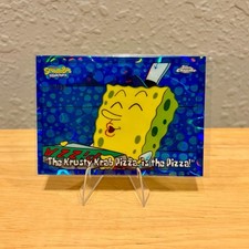 2025 Topps Chrome SpongeBob #73 The Krusty Krab Pizza is the Pizza Bubble /99 picture