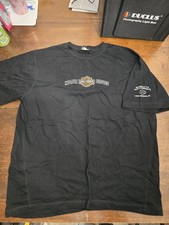 Harley Davidson Black White with Willie G Skull logo T Shirt Size XL picture