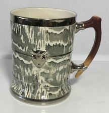 Vintage 1930’s Arthur Wood Tankard Stein Silver Shield England picture