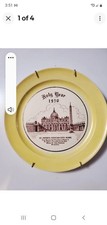 Holy Year 1950 St. Peter's Vatican City Monarch Dinnerware Plate Yellow Trim picture