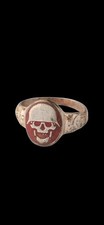 Ww1 Era Ring Unique Antique Rare Soldiers WWII Ww2 Central European amulet picture