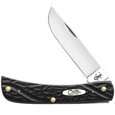 CASE XX KNIVES ROUGH BLACK SYNTHETIC SOD BUSTER JR 6137 SS (18229) POCKET KNIFE picture
