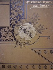 1883 Salad For The Social & Solitary SAUNDERS Ornate VICTORIAN Floral Gold picture
