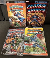Captain America Epic Collection Lot #3, #4, #6, & #9 Marvel Comics TPB set picture