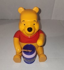 Vintage Disney Winnie The Pooh Bear Toy Bubble Blower Machine Tested Works 🫧 picture