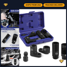 WORKPRO 6PCS O2 Oxygen Sensor Socket, 3/8